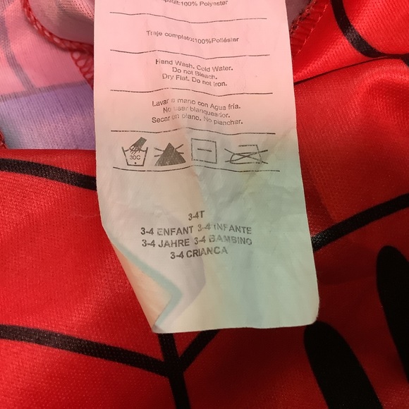 MARVEL SPIDEY MAN COSTUME. 3-4 yrs infants. - Picture 4 of 4